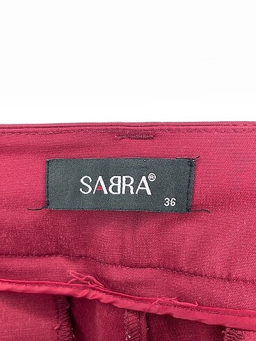 36 Beden bordo Renk Sabra Kumaş Pantolon %70 İndirimli.