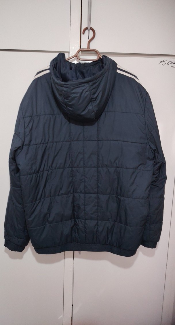 Adidas Kapüşonlu Fermuarlı Erkek Mont - Görsel 2