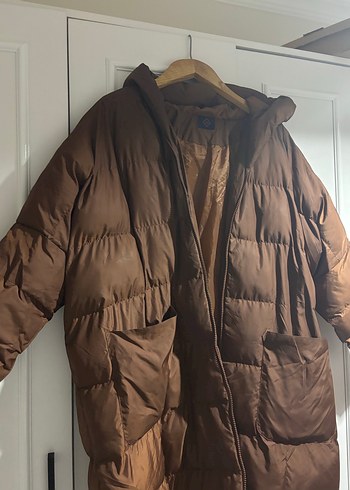 Bershka Kahverengi şişme mont