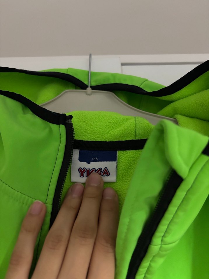 Koyu Lacivert-Yeşil Kapüşonlu Erkek Çocuk Mont - Görsel 3