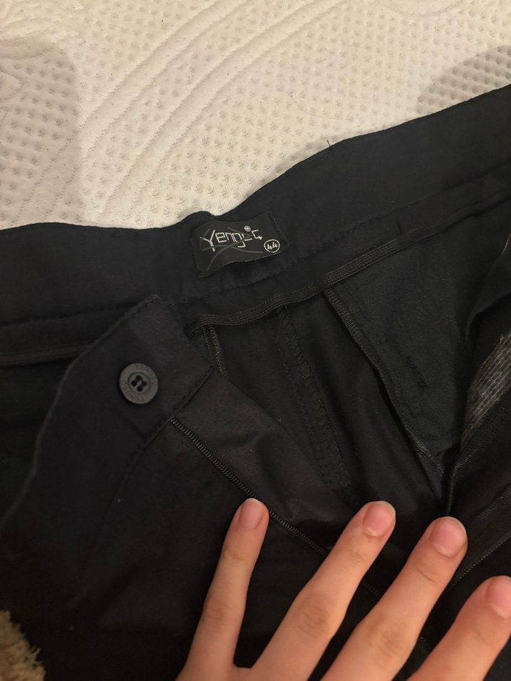 Siyah Pilili Erkek  Pantolonu - Görsel 3