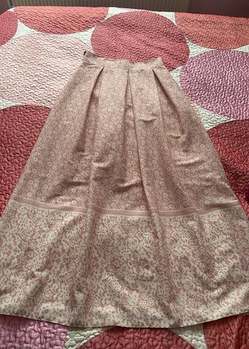 Armine Pembe Bohem Uzun prenses Etek