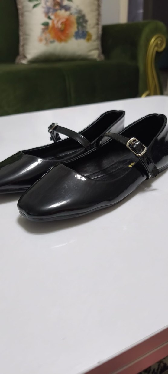 Siyah Rugan Tokalı Babet - Görsel 3