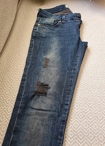 Kot pantolon/34/düşük bel - Görsel 7