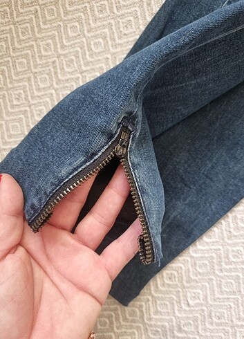 Kot pantolon/34/düşük bel - Görsel 8