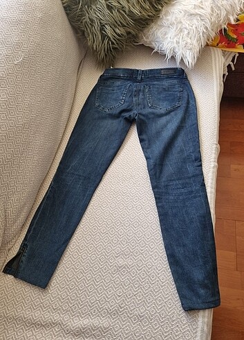 Kot pantolon/34/düşük bel - Görsel 11