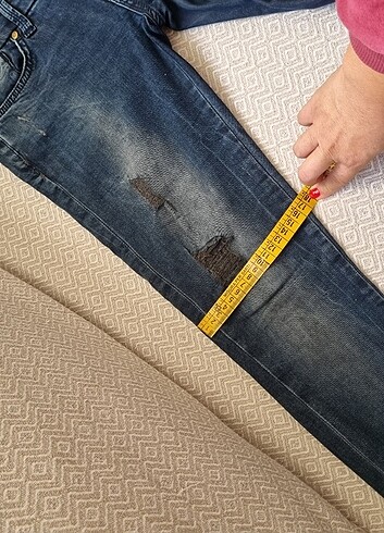 Kot pantolon/34/düşük bel - Görsel 13