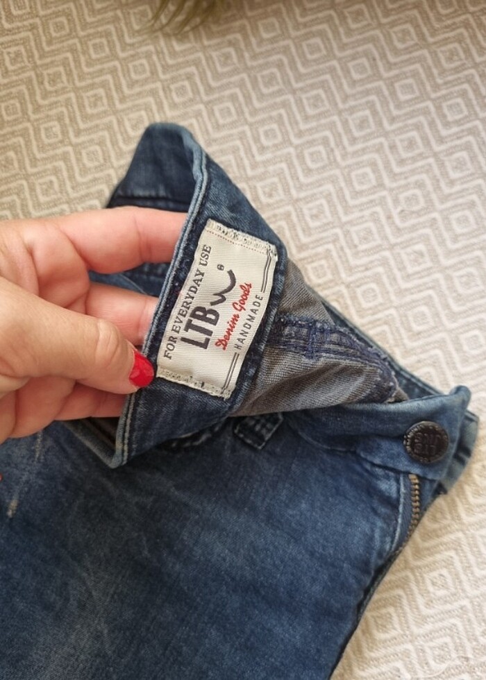 Kot pantolon/34/düşük bel - Görsel 2