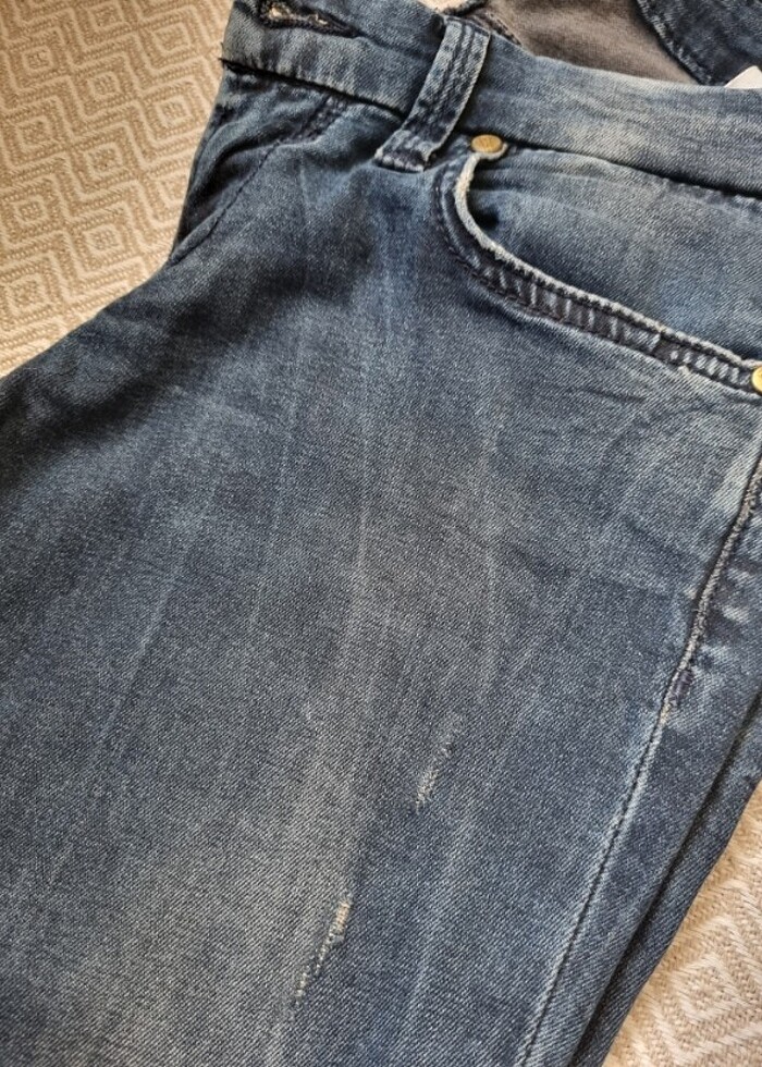 Kot pantolon/34/düşük bel - Görsel 4