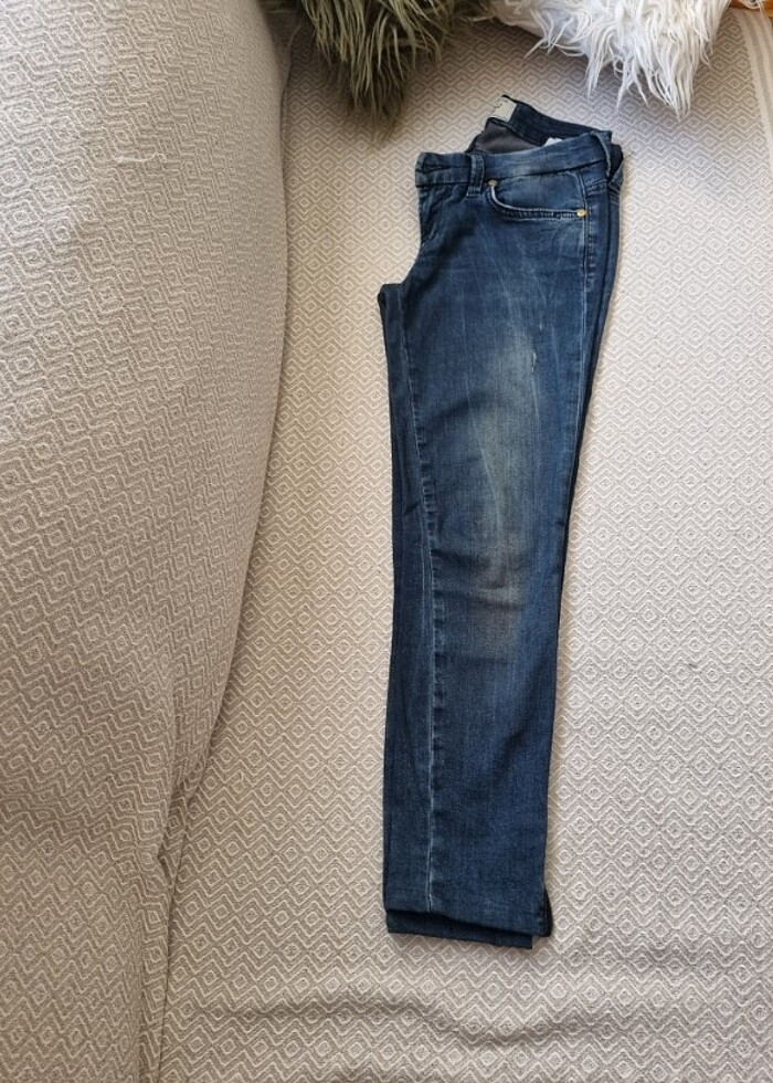 Kot pantolon/34/düşük bel - Görsel 5