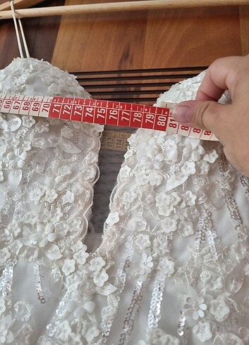 Özel dikim balık gelinlik /xs-s beden - Görsel 5