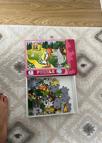Fisher Price Renkli Çocuk Puzzle Seti