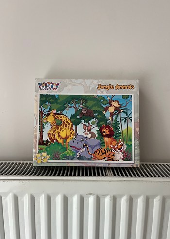 Beden Renkli Çocuk Puzzle Seti