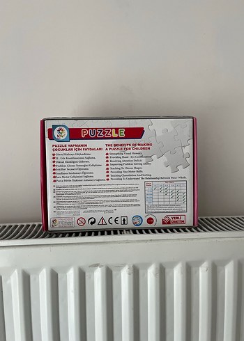 Beden Renk Renkli Çocuk Puzzle Seti