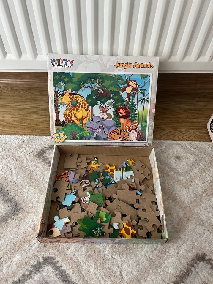 Renkli Çocuk Puzzle Seti - Görsel 3
