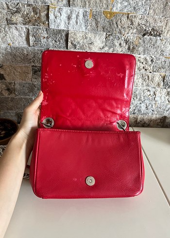 Zara zımbalı Deri Çanta - Görsel 5