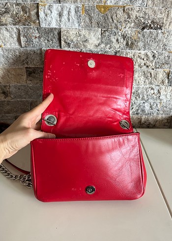 Zara zımbalı Deri Çanta - Görsel 4