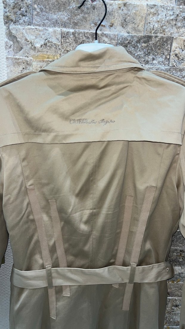 Guess Bej Kemerli Kadın Trençkot - Görsel 4