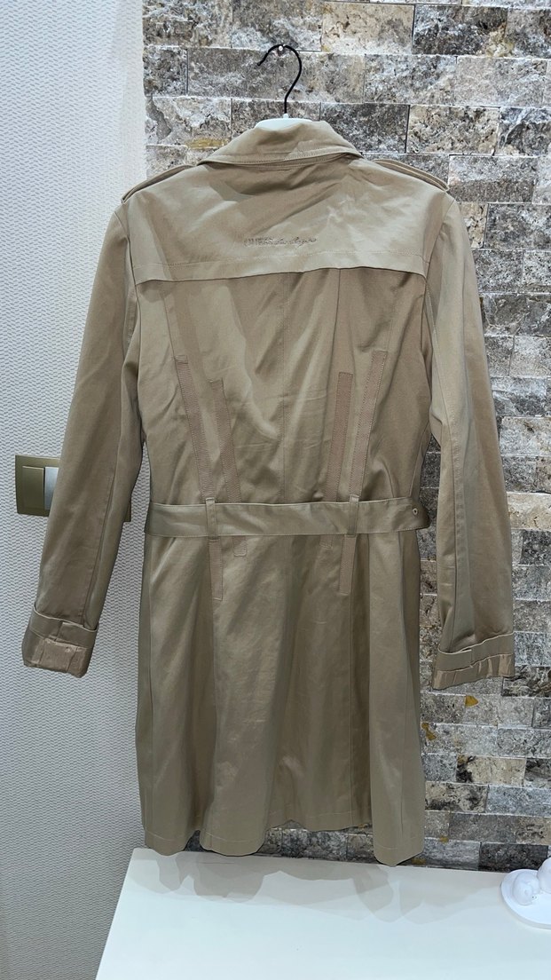 Guess Bej Kemerli Kadın Trençkot - Görsel 3