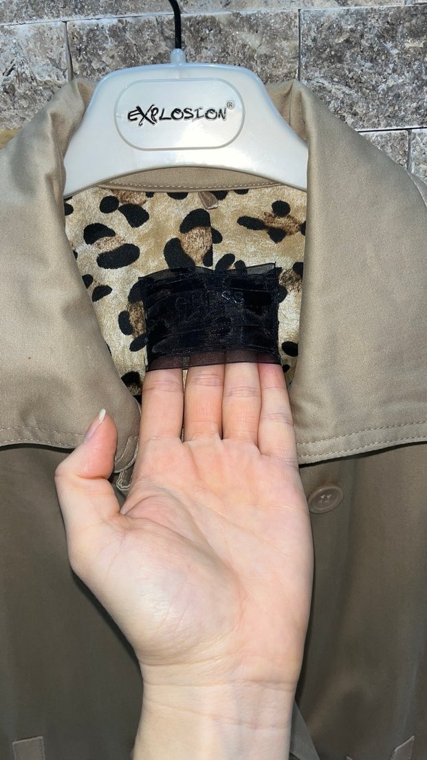 Guess Bej Kemerli Kadın Trençkot - Görsel 2