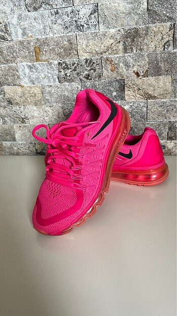 Orijinal nike neon pembe spor ayakkabı