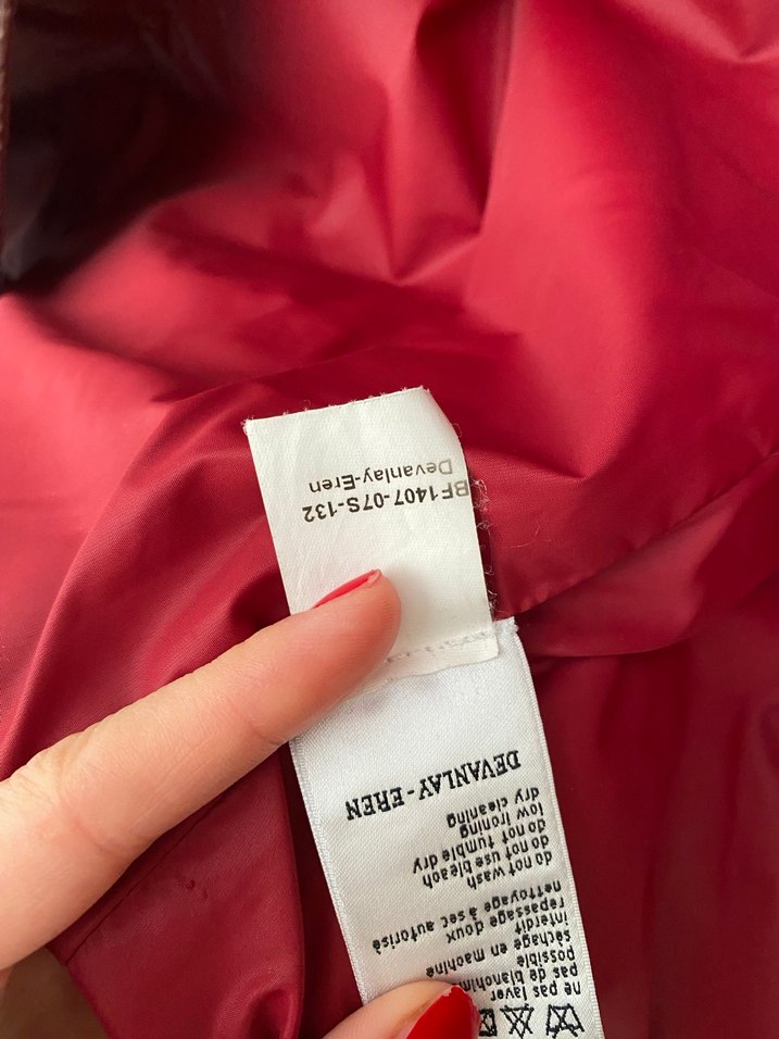 Orijinal lacoste kaz tüyü mont - Görsel 4