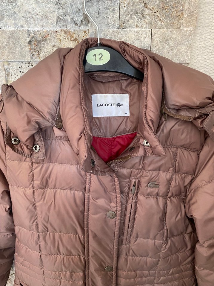 Orijinal lacoste kaz tüyü mont - Görsel 3