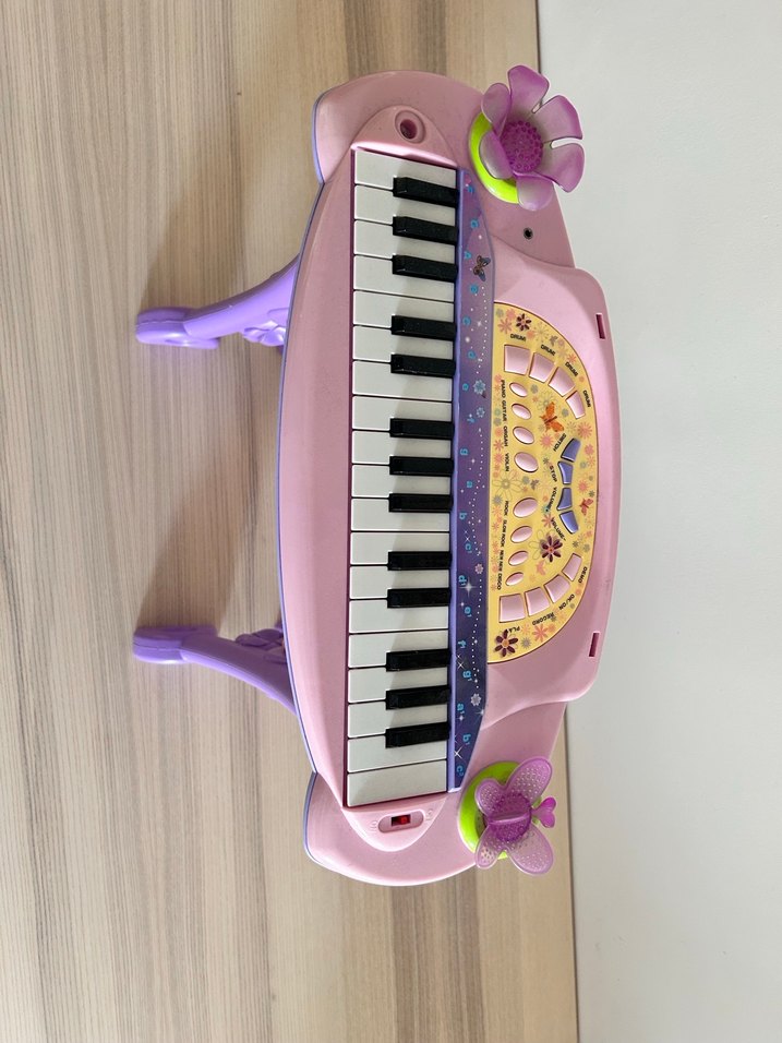 Renkli Mor Çocuk Piyanosu - Görsel 2