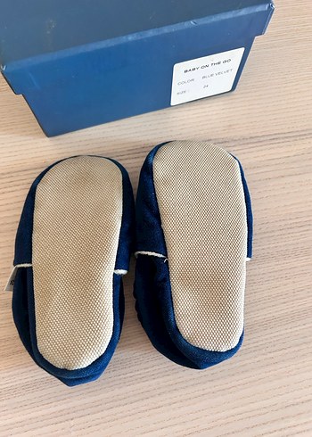 Baby on the go 24 numara kadife patik - Görsel 3