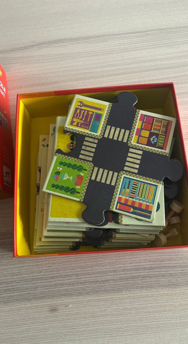 Djeco 24 Parçalı Şehir Temalı Dev Puzzle - Görsel 2