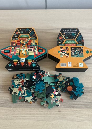 Djeco Uzay Temalı 54 Parça Çocuk Yapbozu - Görsel 2