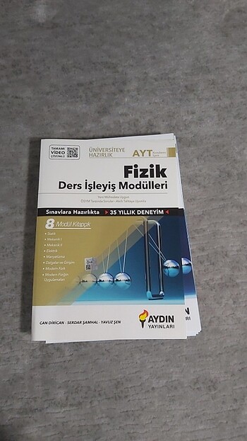 AYDIN YAYINLARI AYT FİZİK FASİKÜLLERİ