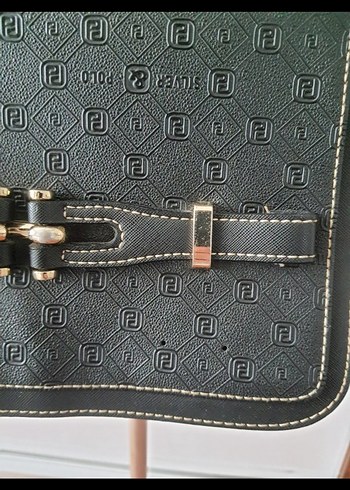  Beden Silver Polo Klasik Zarafet Siyah Deri Kadın Çanta