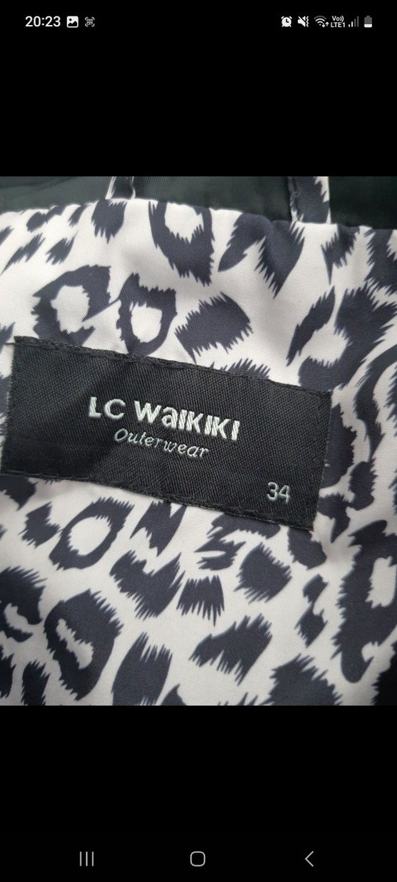 Lcw Düğmeli Leopar Desenli Kadın Yağmurluk - Görsel 4