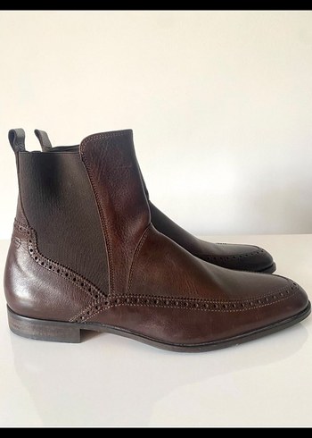 Dolce &Gabanna Kahverengi Deri Erkek Bot - Modern Klasik - Görsel 3