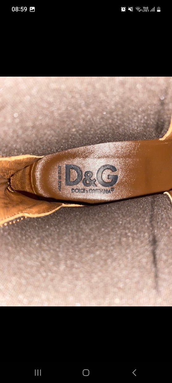 Dolce &Gabanna Kahverengi Deri Erkek Bot - Modern Klasik - Görsel 5