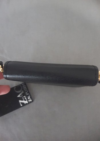 Zac Zacposen Siyah Deri Fermuarlı Cüzdan - Görsel 4