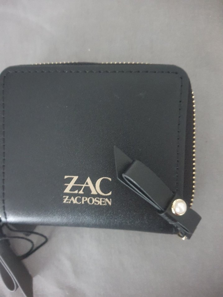 Zac Zacposen Siyah Deri Fermuarlı Cüzdan - Görsel 5