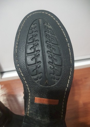 Orjinal Harley Davidson Siyah Deri Bot - Görsel 6