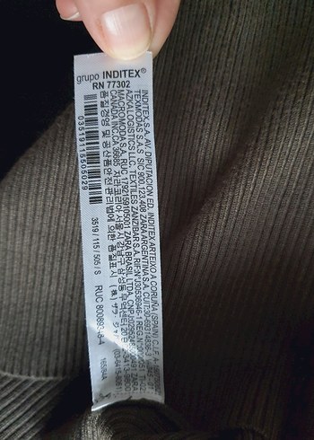 Düğmeli Yüksek Yaka Kadın Kazak - Görsel 6