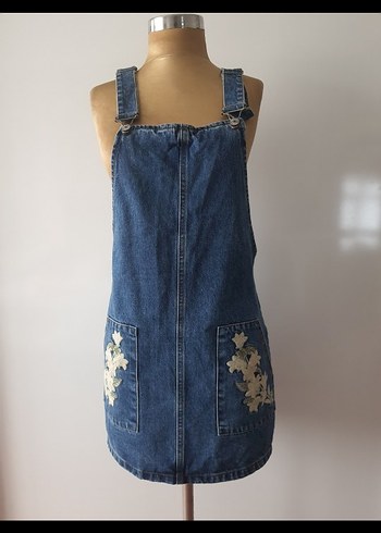 Dilvin Dilvin Nakışlı Kısa Denim Jile