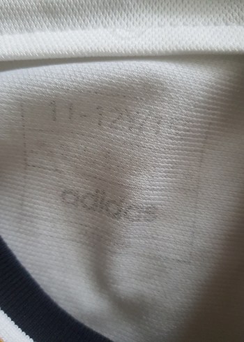 11/12 Yaş Erkek Beyaz Real Madrid Spor Forması - Görsel 4