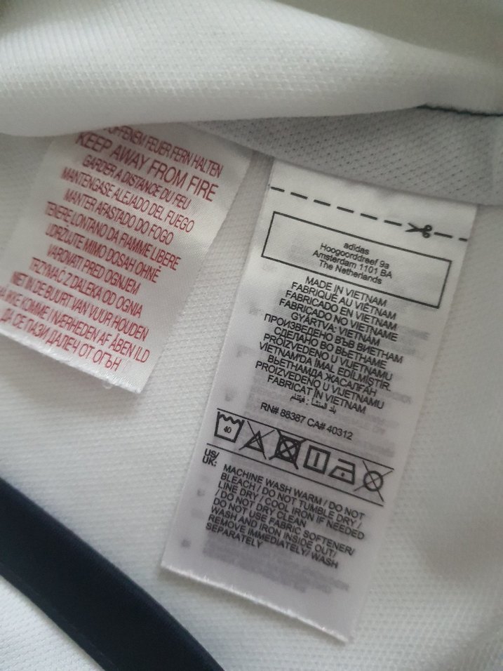 11/12 Yaş Erkek Beyaz Real Madrid Spor Forması - Görsel 5