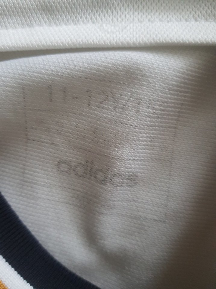 11/12 Yaş Erkek Beyaz Real Madrid Spor Forması - Görsel 4