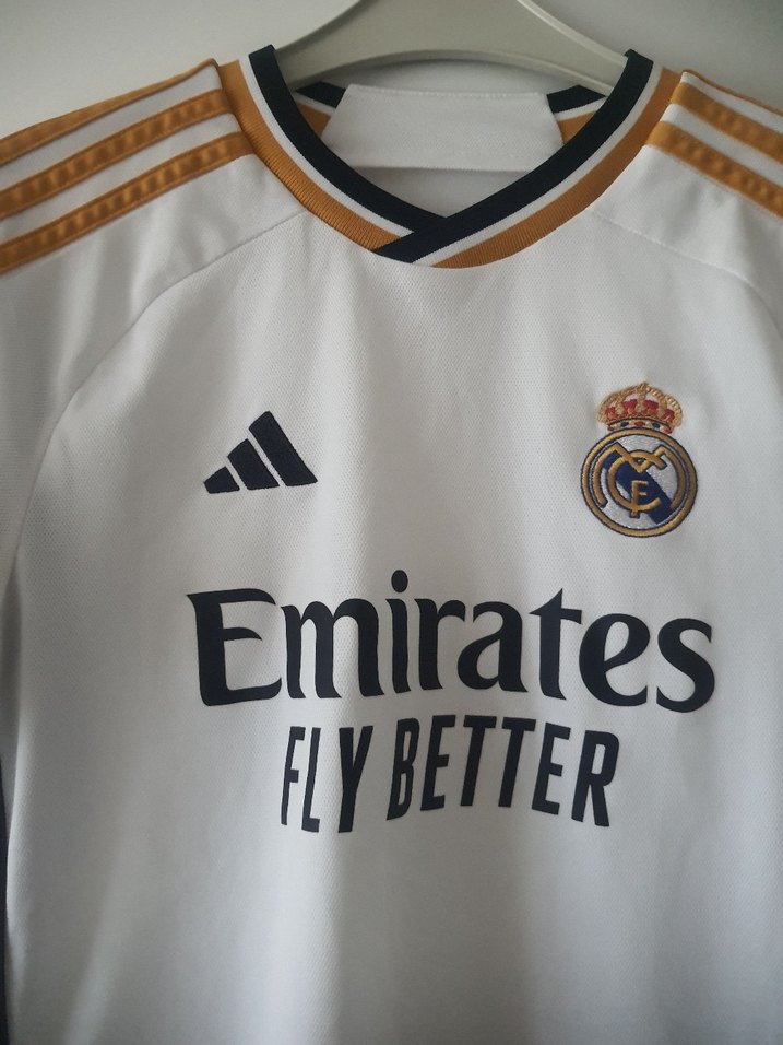 11/12 Yaş Erkek Beyaz Real Madrid Spor Forması - Görsel 2