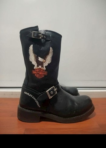 Harley Davidson Orjinal Harley Davidson Siyah Biker Cizme