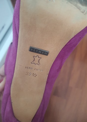 Beymen Collection Pembe Süet Kadın Platform Topuklu Ayakkabı - Görsel 5