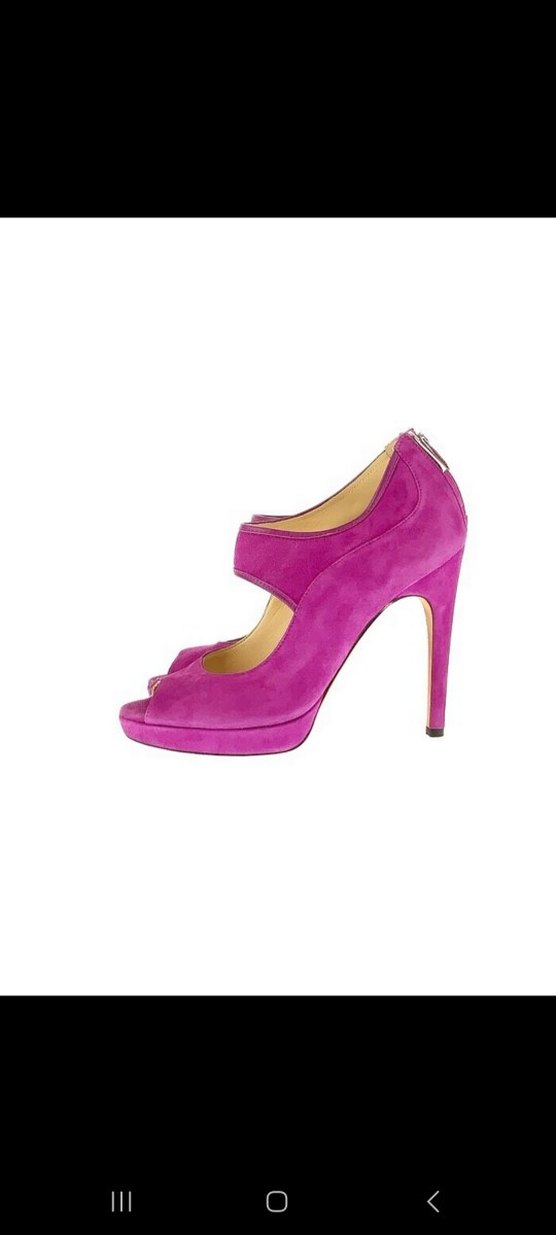 Beymen Collection Pembe Süet Kadın Platform Topuklu Ayakkabı - Görsel 2