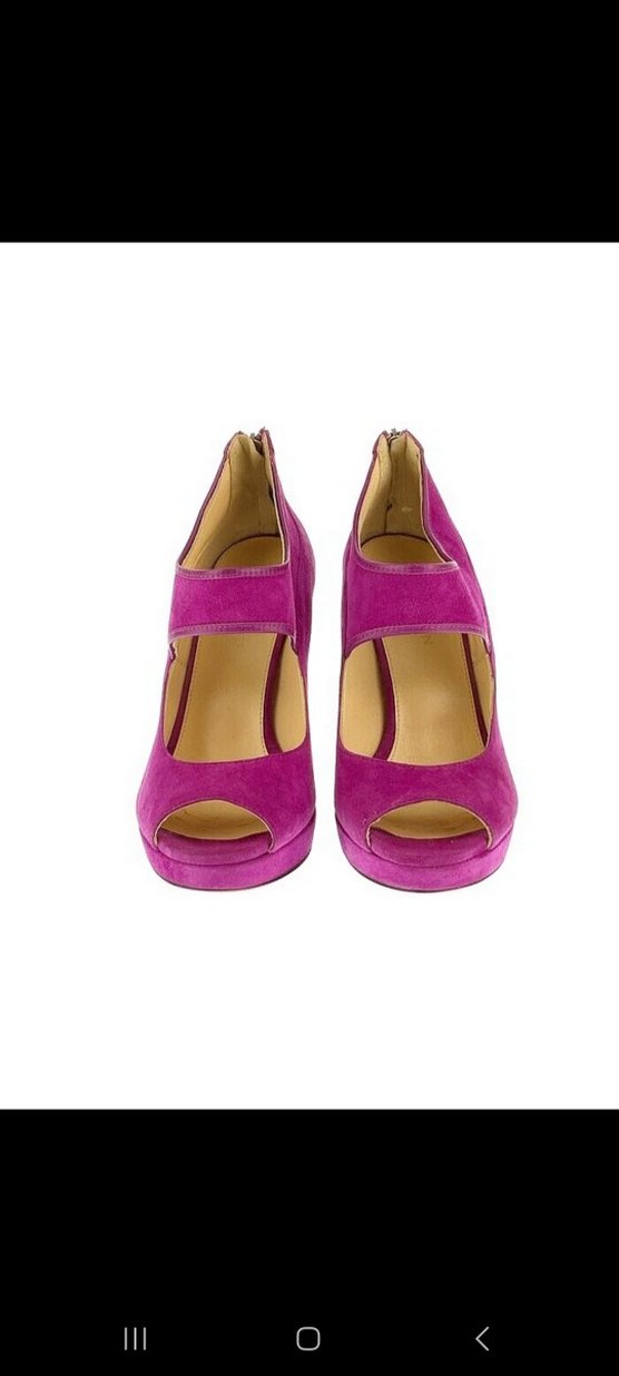 Beymen Collection Pembe Süet Kadın Platform Topuklu Ayakkabı - Görsel 3