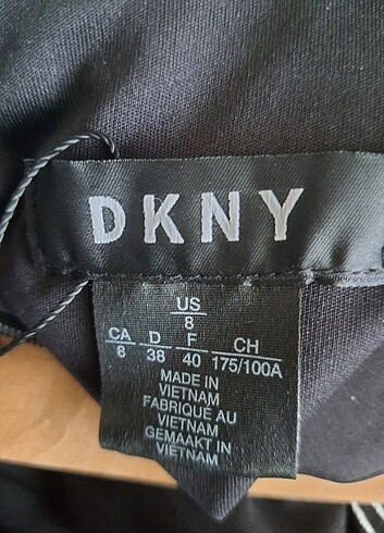 m Beden siyah Renk DKNY ELBISE